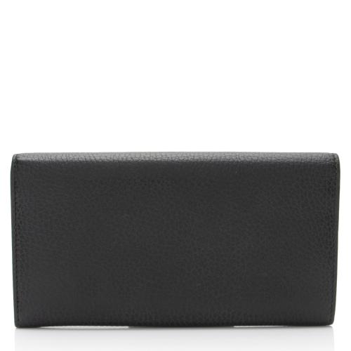 Gucci Leather Interlocking G Betty Continental Wallet