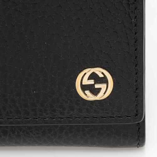 Gucci Leather Interlocking G Betty Continental Wallet