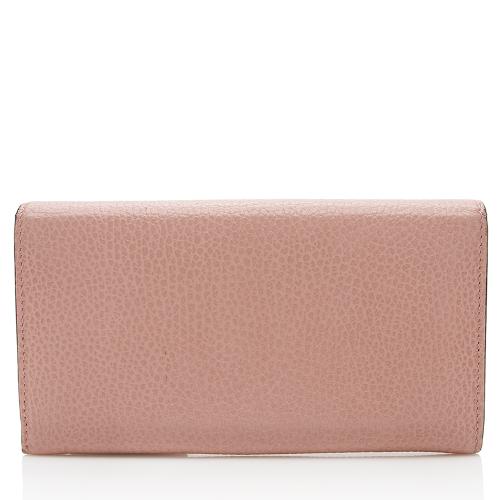 Gucci Leather Interlocking G Betty Continental Wallet - FINAL SALE