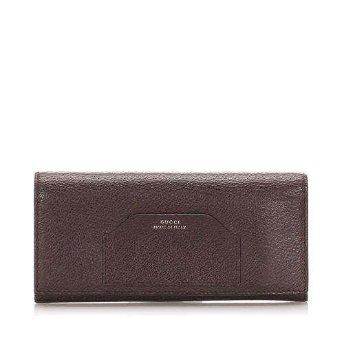 Gucci Leather Long Wallet