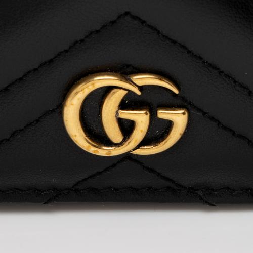 Gucci Matelasse Leather GG Marmont Card Case