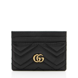 Gucci Matelasse Leather GG Marmont Card Case