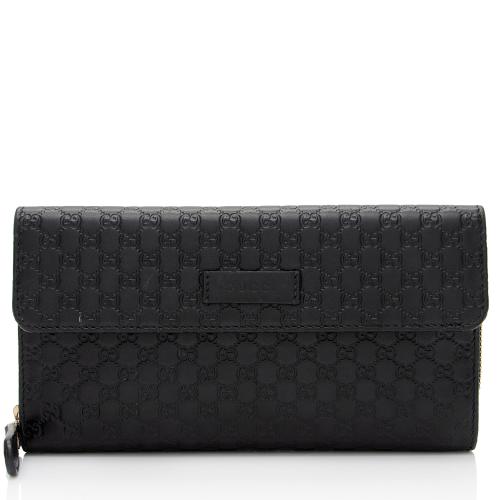 Gucci Microguccissima Leather Continental Flap Wallet