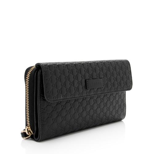 Gucci Microguccissima Leather Continental Flap Wallet