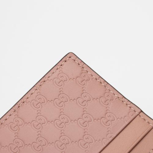 Gucci Microguccissima Leather Signature Card Case