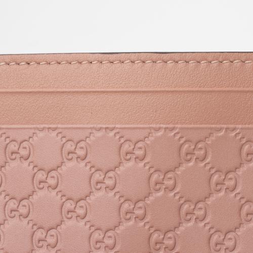 Gucci Microguccissima Leather Signature Card Case