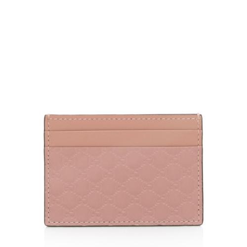 Gucci Microguccissima Leather Signature Card Case