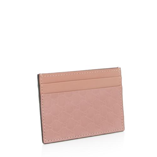 Gucci Microguccissima Leather Signature Card Case