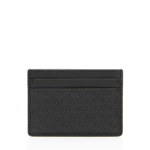 Gucci Microguccissima Leather Signature Card Case