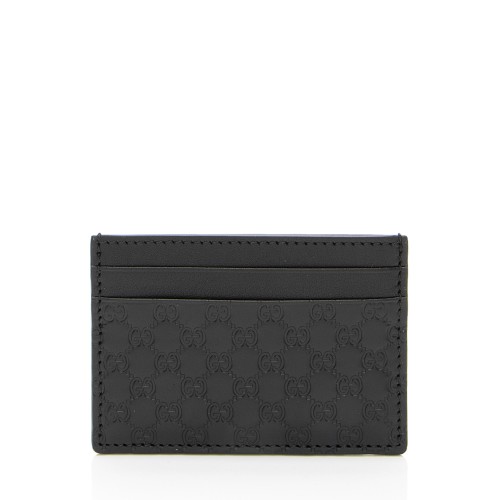 Gucci Microguccissima Leather Signature Card Case