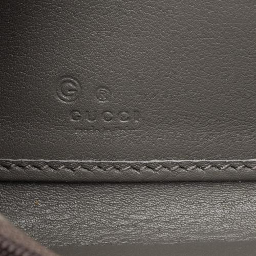 Gucci Microguccissima Leather Zip Around Wallet