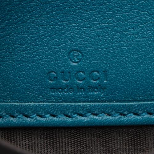 Gucci Microguccissima Patent Leather Nice Zip Around Wallet