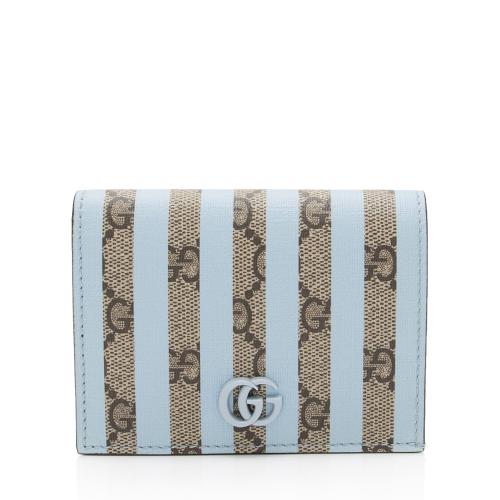 Gucci Striped GG Supreme Card Case