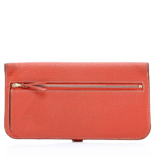 Hermes Togo Leather Dogon Wallet