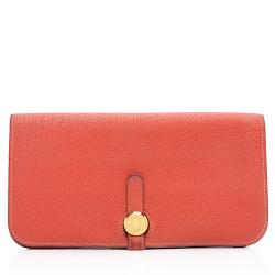 Hermes Togo Leather Dogon Wallet