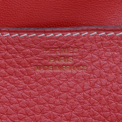 Hermes Togo Leather Dogon Wallet