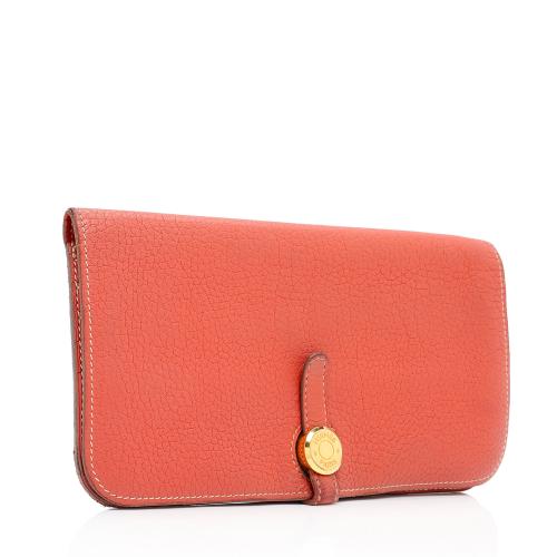 Hermes Togo Leather Dogon Wallet