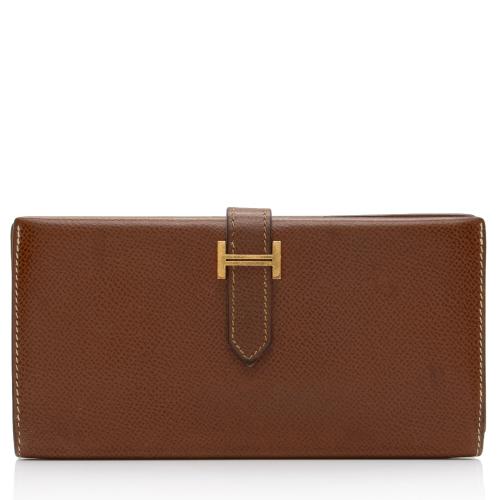 Hermes Vintage Veau Grain Lisse Bearn Wallet