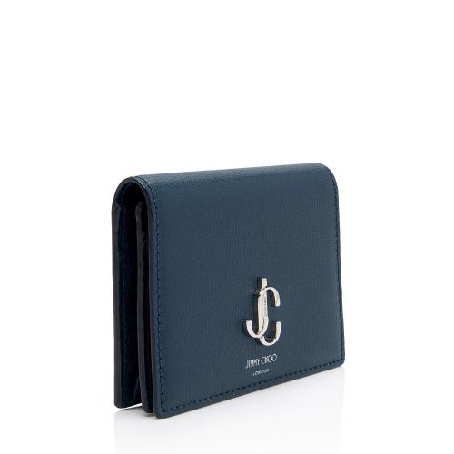 Jimmy Choo Calfskin JC Emblem Hanne Card Case