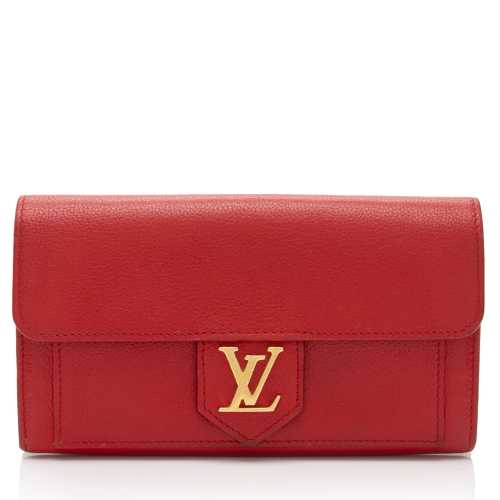 Louis Vuitton Calfskin Lockme Wallet