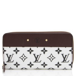 Louis Vuitton Calfskin Monogram Canvas Gamma Zippy Wallet