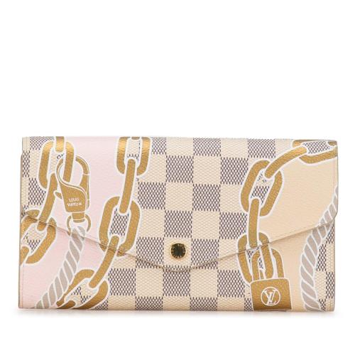 Louis Vuitton Damier Azur Nautical Sarah Long Wallet