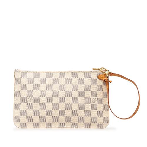 Louis Vuitton Damier Azur Neverfull MM Pouch