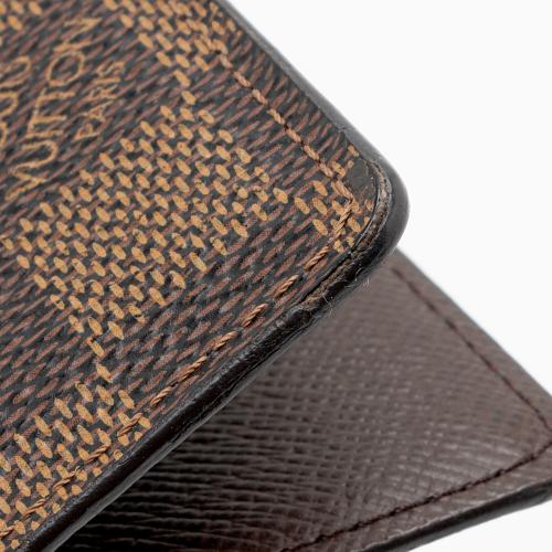 Louis Vuitton Damier Ebene Checkbook Cover