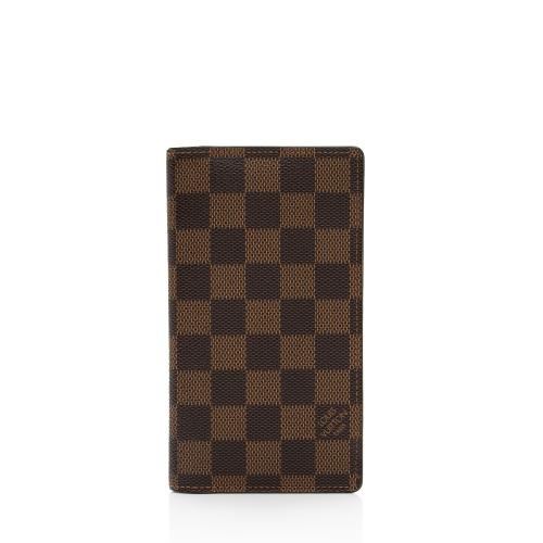 Louis Vuitton Damier Ebene Checkbook Cover