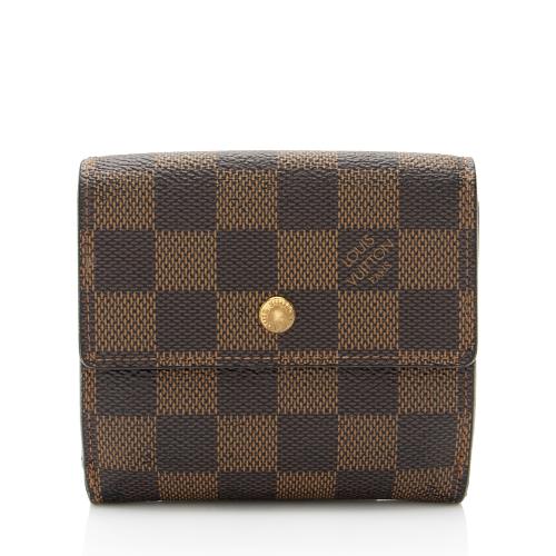 Louis Vuitton Damier Ebene Elise Wallet