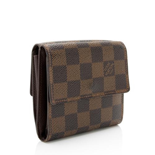 Louis Vuitton Damier Ebene Elise Wallet