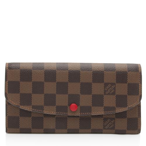 Louis Vuitton Damier Ebene Emilie Wallet