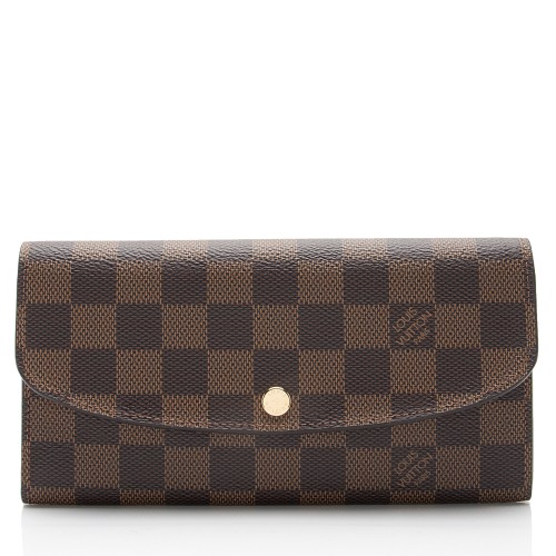 Louis Vuitton Damier Ebene Emilie Wallet