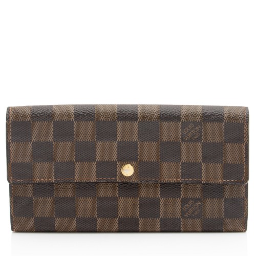 Louis Vuitton Damier Ebene Sarah Wallet