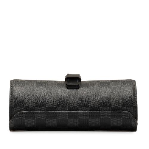 Louis Vuitton Damier Graphite 3 Watch Case