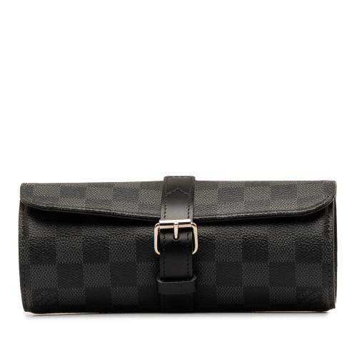 Louis Vuitton Damier Graphite 3 Watch Case