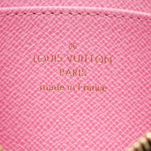 Louis Vuitton Limited Edition Damier Ebene Animation Christmas Zippy Coin Wallet