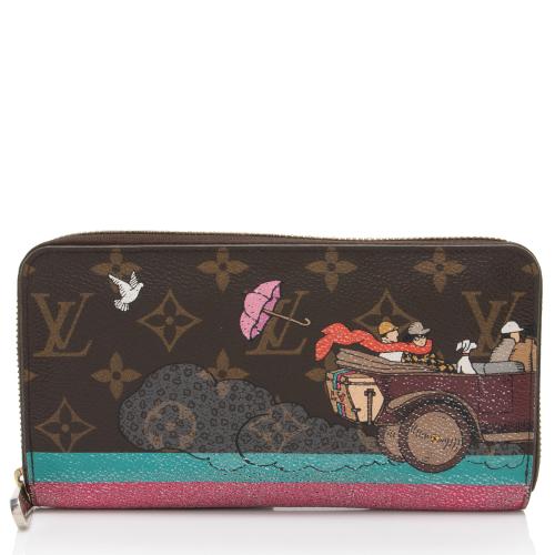 Louis Vuitton Limited Edition Monogram Canvas Animation Zippy Wallet