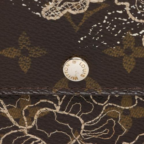 Louis Vuitton Limited Edition Monogram Canvas Dentelle Sarah Wallet