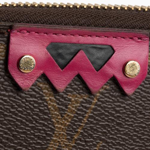 Louis Vuitton Limited Edition Monogram Canvas Totem Zippy Wallet