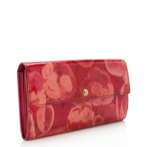 Louis Vuitton Limited Edition Monogram Vernis Ikat Sarah Wallet