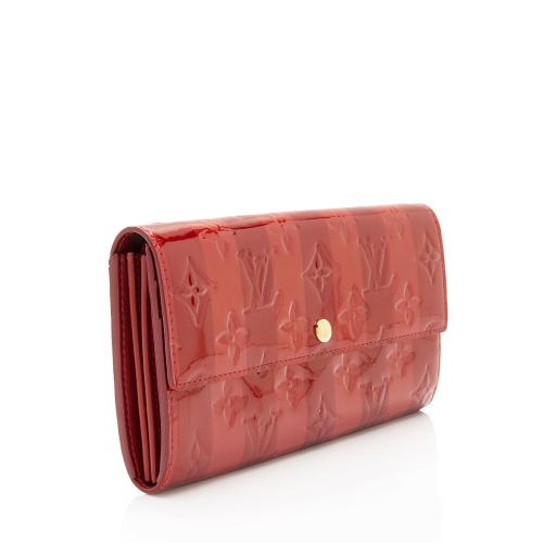 Louis Vuitton Limited Edition Monogram Vernis Rayures Sarah Wallet