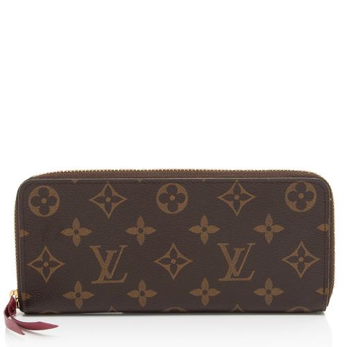 Louis Vuitton Monogram Canvas Clemence Wallet