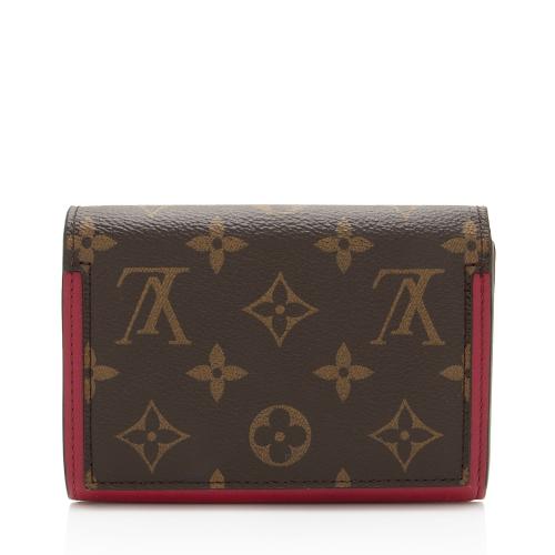 Louis Vuitton Monogram Canvas Flore Compact Wallet