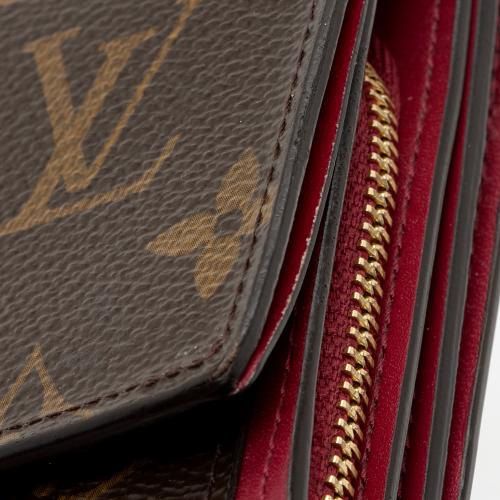 Louis Vuitton Monogram Canvas Flore Compact Wallet