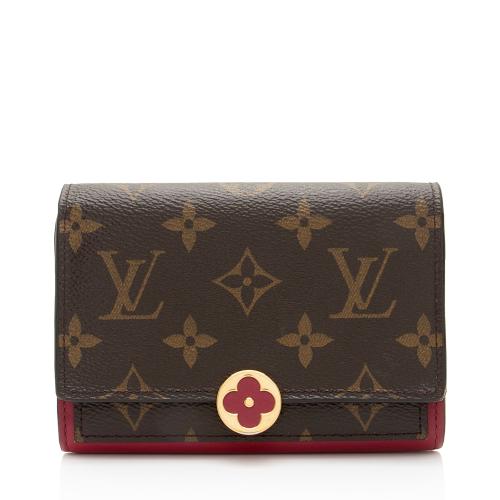 Louis Vuitton Monogram Canvas Flore Compact Wallet