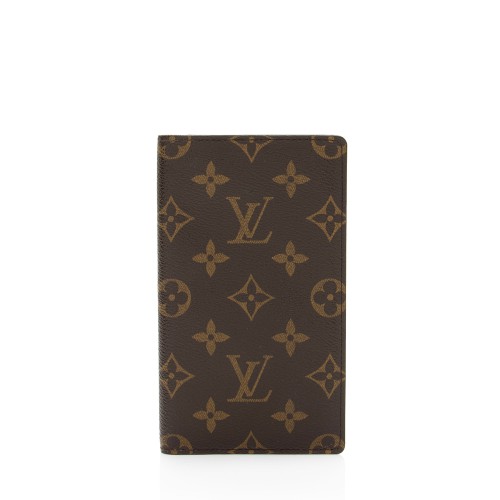 Louis Vuitton Monogram Canvas Pocket Agenda Checkbook Cover