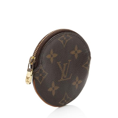 Louis Vuitton Monogram Canvas Round Coin Pouch