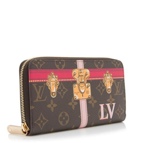 Louis Vuitton Monogram Canvas Summer Trunk Zippy Wallet 