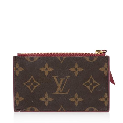 Louis Vuitton Monogram Canvas Zipped Card Holder